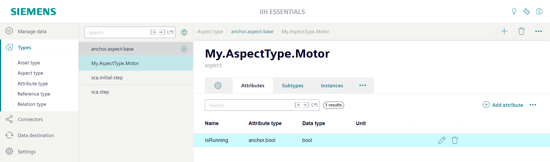 aspect type attribute added