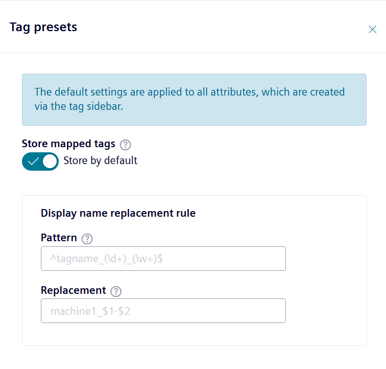 mapping-sidebar-presets